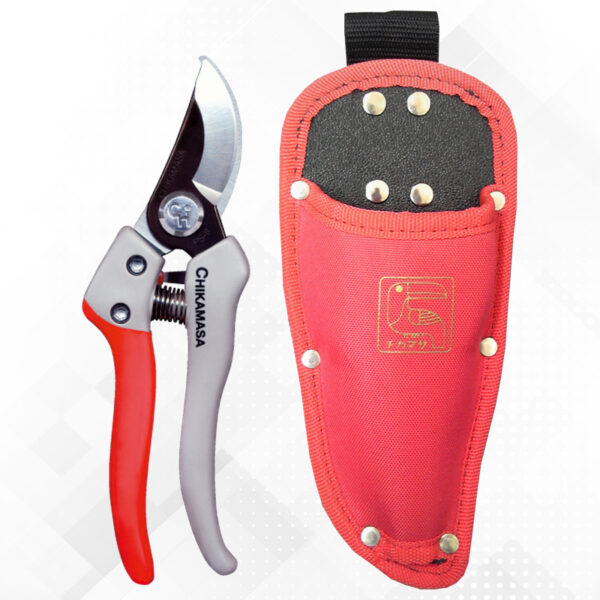 Chikamasa - PSB-8G+CS (Pruning shears with portable shears case)