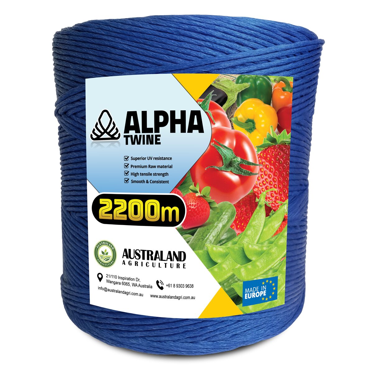 Alpha Twine Super Tough Blue 2200m Alpha Twine Blue Super Tough - Image 1