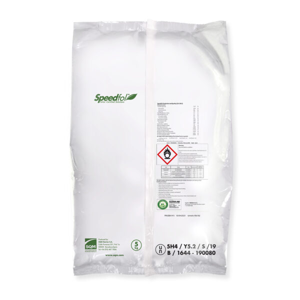 SQM NPK Fertilizer Speedfol HighP 5kg back