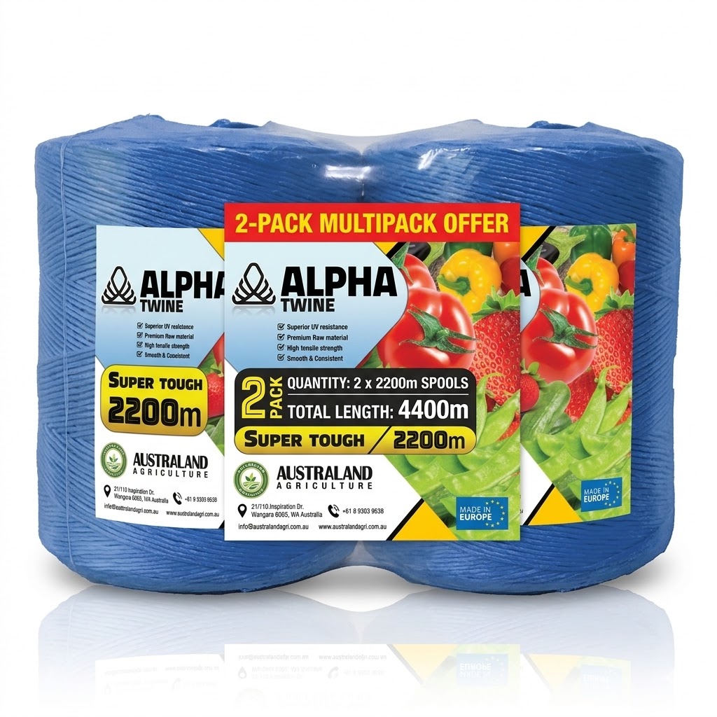 blue 2200m super strong Garden plant ties 2200m | Super Tough | Alpha Twine | Plant Rope | 7.8kg - Image 1
