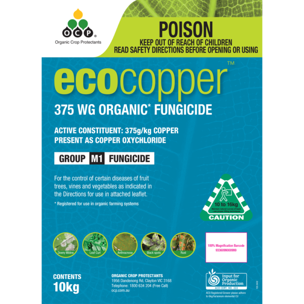 EcoCopper (Copper Oxychloride 375g/kg) 10kg - Image 1