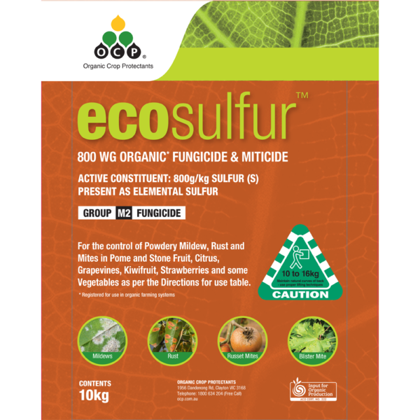 Ecosulfur (Sulfur 800g/kg) 10kg - Image 1