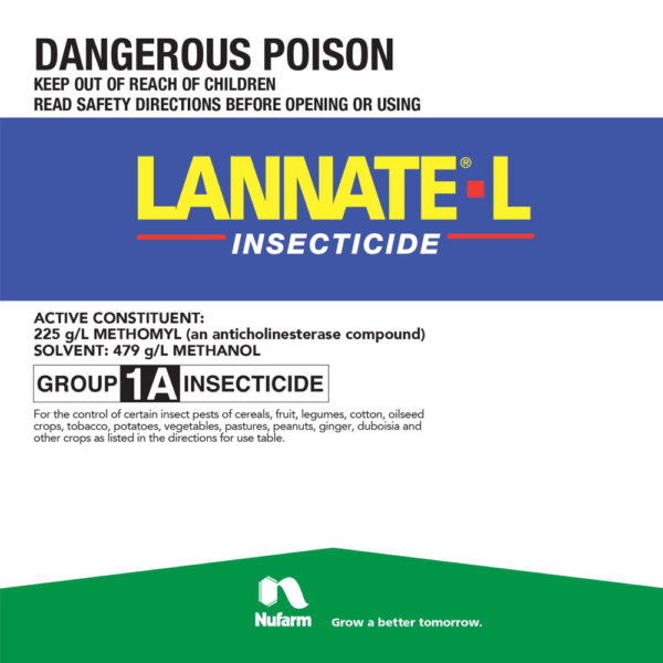 Lannate-L (Methomyl 225g/L) 20L - Image 1