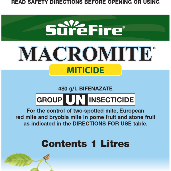 Macromite Miticide (Bifenazate 480g/L) 1L & 5L - Image 1