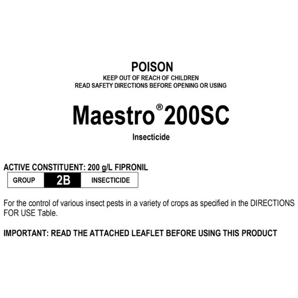 Maestro 200SC (Fipronil 200g/L) 5L - Image 1