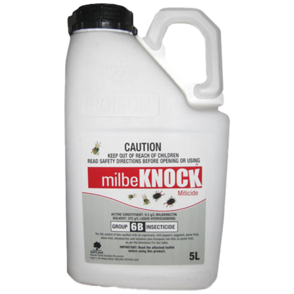 Milbeknock Miticide (Milbemectin 9.3g/L) 1L & 5L - Image 1