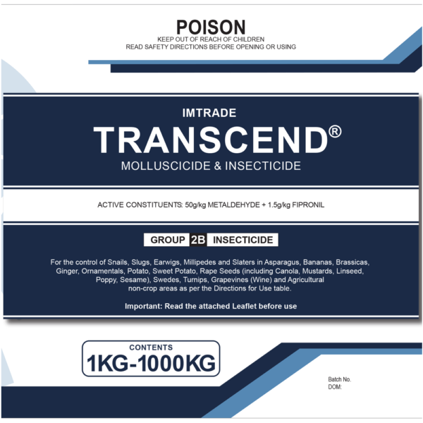 Transcend (Metaldehyde 50g/kg + Fipronil 1.5g/kg) 2.5kg - Image 1