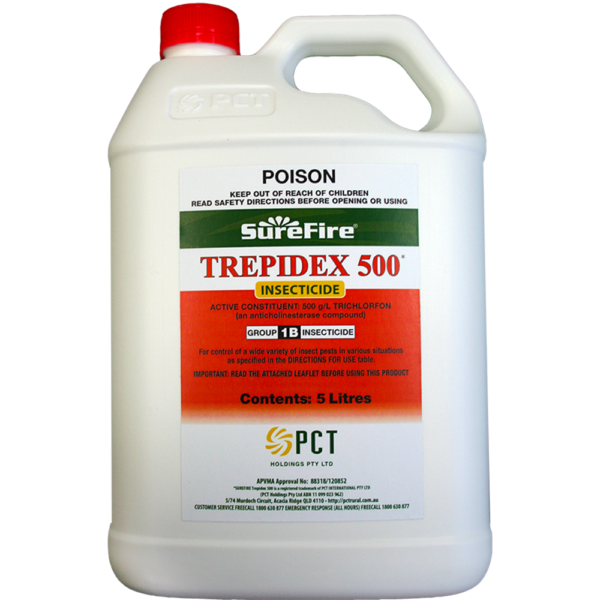 Trepidex 500 (Trichlorfon 500g/L) 20L - Image 1