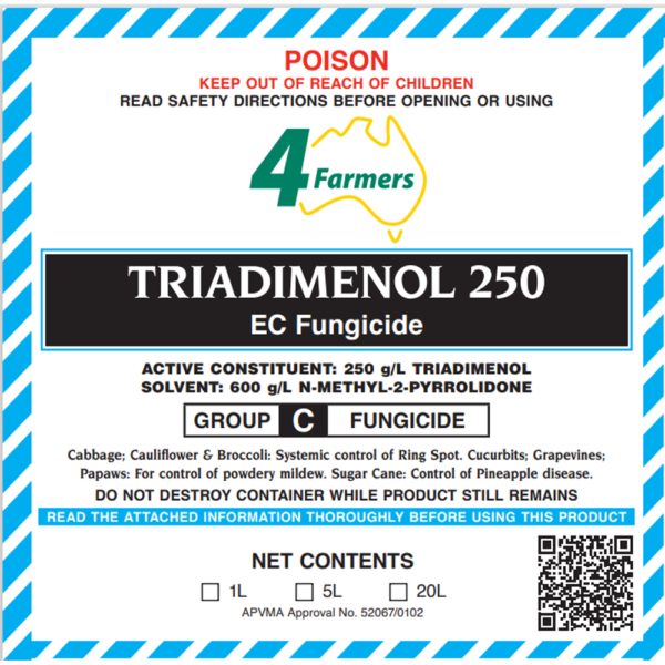 Triadimenol 250 (Triadimenol 250g/L) 5L - Image 1