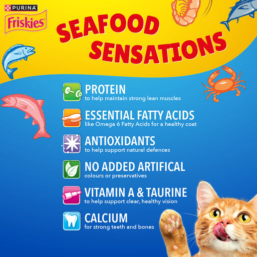 Purina - Friskies Adult Cat Food Dry Seafood Purina - Friskies Adult Cat Food Dry SeafoodPurina - Friskies Adult Cat Food Dry Seafood
