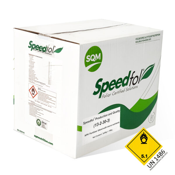 SQM NPK Speedfol Production Quality K 13-2-30+ 5kg box
