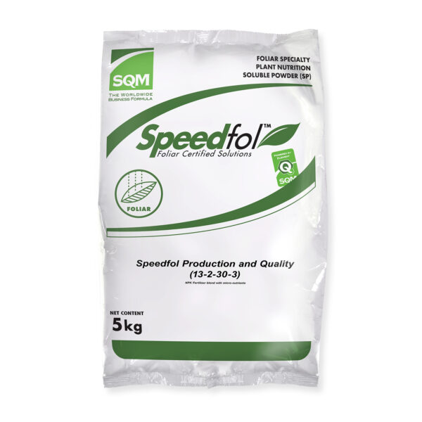 SQM NPK Speedfol Production Quality K 13-2-30+ 5kg front